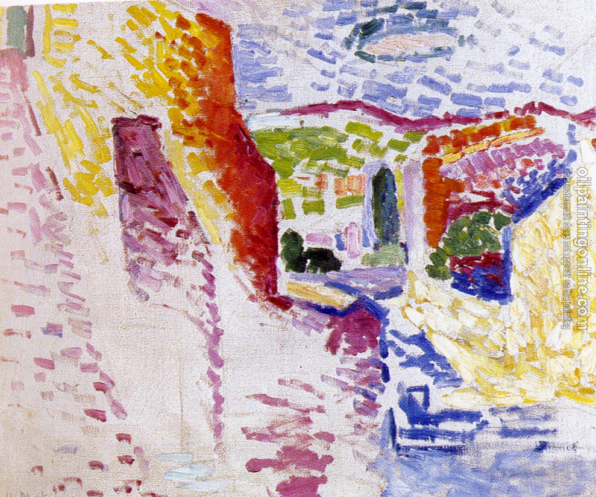 Matisse, Henri Emile Benoit - view of collioure
